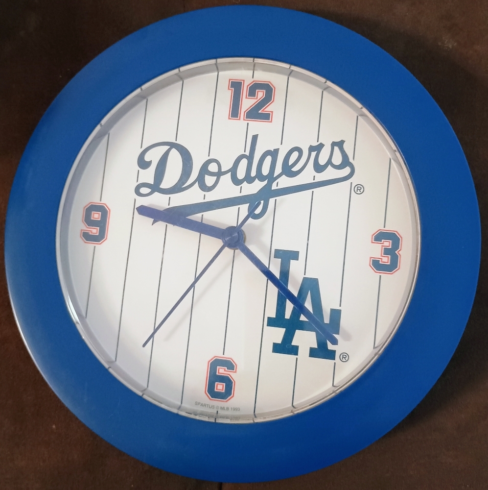 Limited jersey edition LA Dodgers 10" wall clock